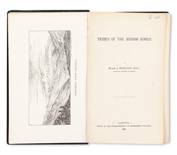 BIDDULPH, JOHN. Tribes of the Hindoo Koosh.  1880.  The anthropologist Sir James G. Frazers annotated copy.